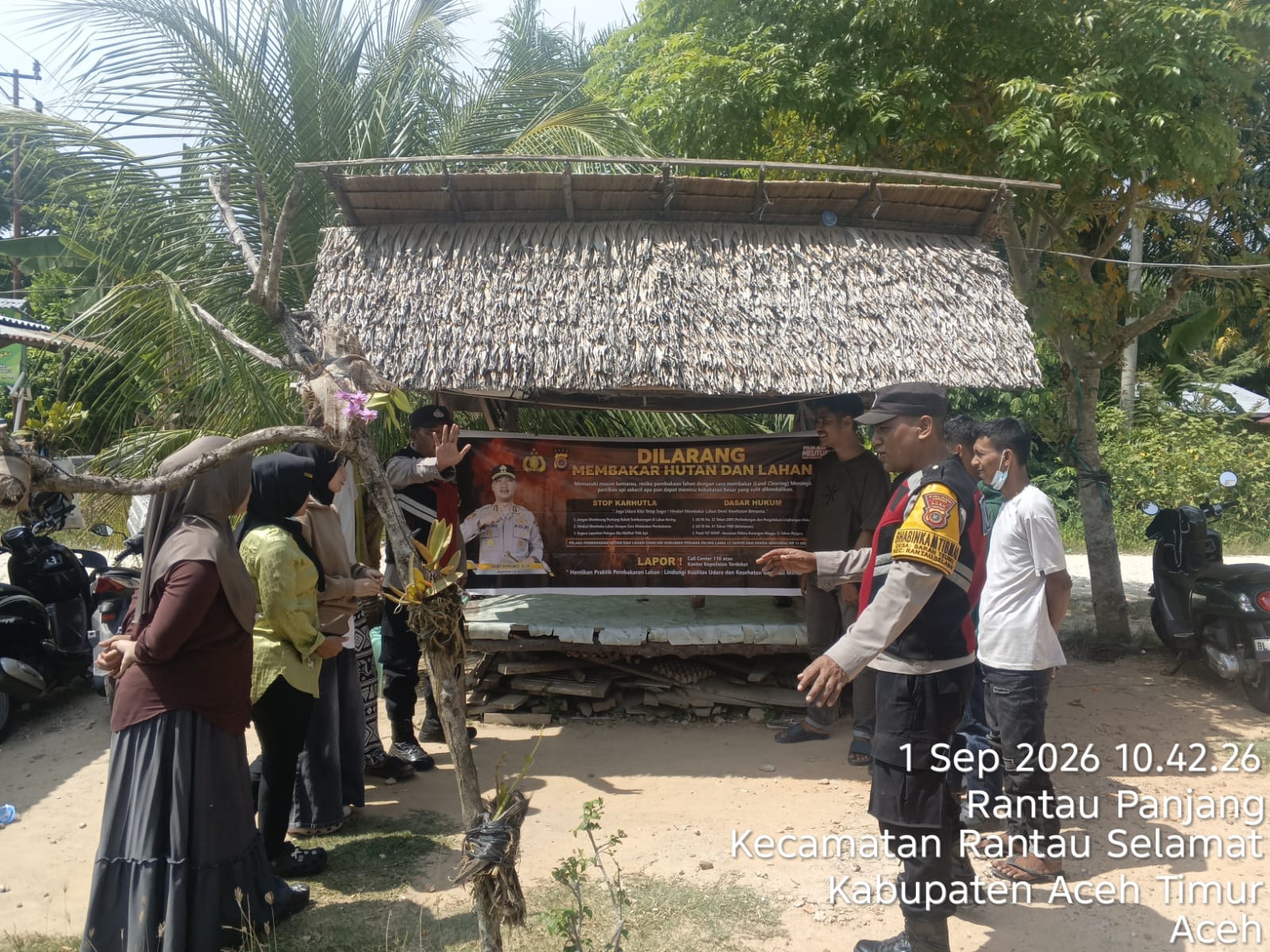 Polsek Rantau Selamat Perkuat Patroli Karhutla Cegah Kebakaran Hutan Dan Lahan