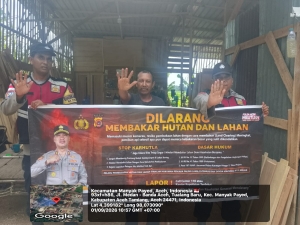Polsek Manyak Payed Gencarkan Patroli Karhutla Cegah Kebakaran Hutan Dan Lahan