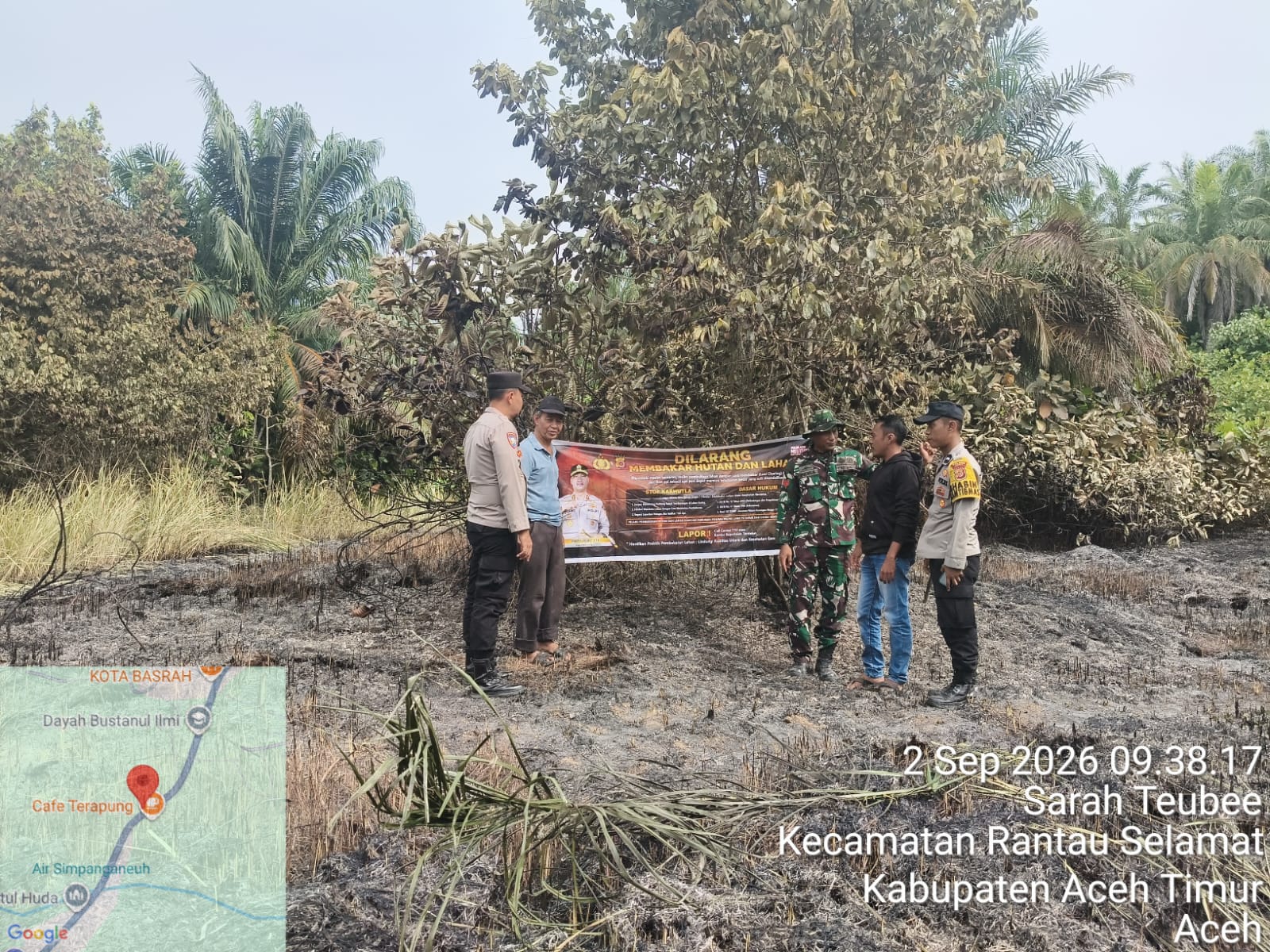 Polsek Rantau Selamat Tingkatkan Patroli Karhutla Cegah Kebakaran Hutan Dan Lahan