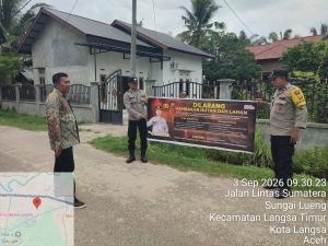 Polsek Langsa Timur Gencarkan Patroli Karhutla, Cegah Kebakaran Sejak Dini