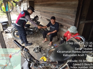 Patroli Dialogis Polsek Rantau Selamat Perkuat Keamanan Dan Kedekatan Polri Dengan Masyarakat