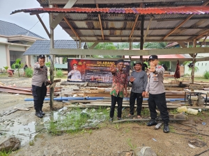 Polsek Birem Bayeun Gencarkan Sosialisasi Karhutla, Ajak Masyarakat Cegah Pembakaran Hutan Dan Lahan