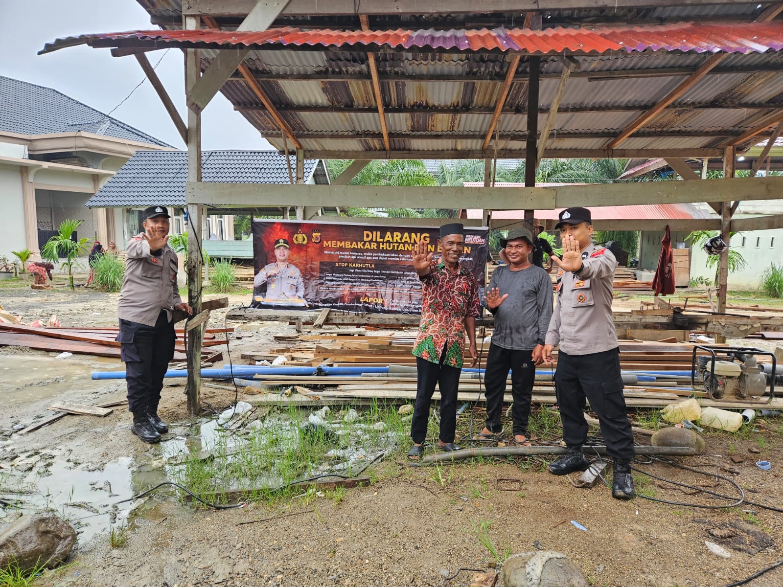 Polsek Birem Bayeun Gencarkan Sosialisasi Karhutla, Ajak Masyarakat Cegah Pembakaran Hutan Dan Lahan