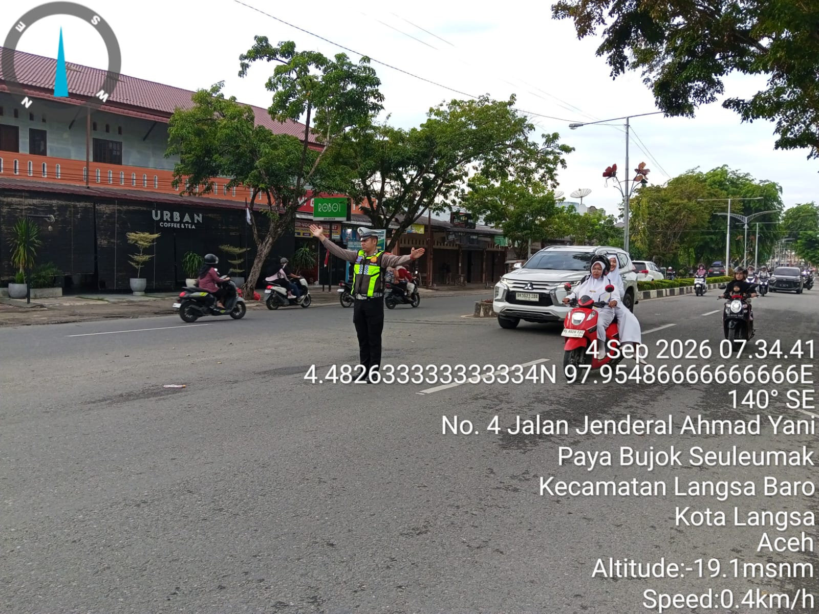Strong Point Pagi Sat Lantas Polres Langsa, Perkuat Pelayanan dan Tertib Berlalu Lintas