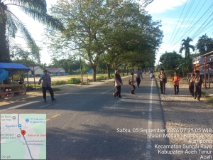 Protap 01 Polsek Sungai Raya Perkuat Pelayanan Pagi, Jaga Keselamatan Pelajar