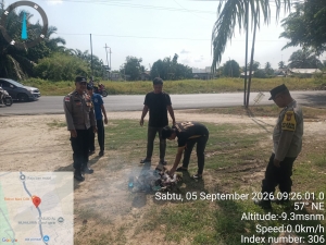 Polsek Langsa Barat Tingkatkan Patroli Harkamtibmas, Pantau Aktivitas Masyarakat