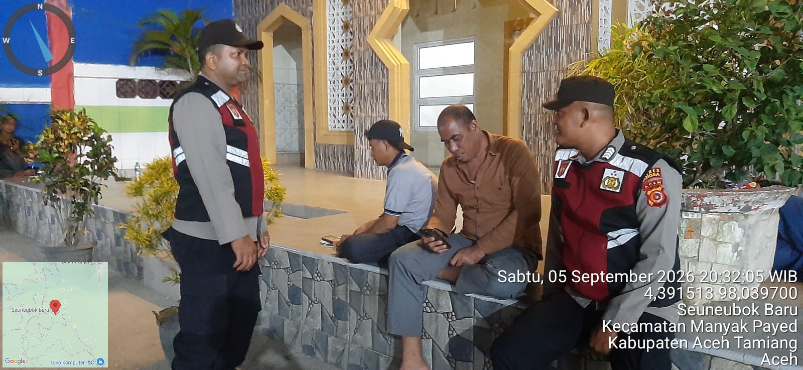 Polsek Manyak Payed Tingkatkan Patroli Malam, Jaga Kamtibmas Tetap Kondusif
