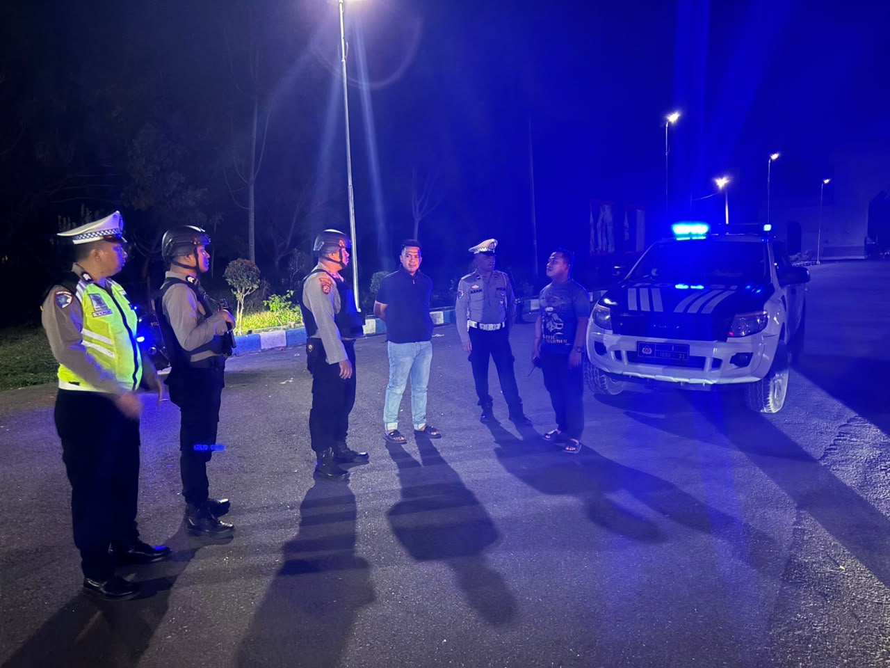 Sat Lantas Polres Langsa Gencarkan Imbauan, Cegah Balap Liar di Jalan Raya