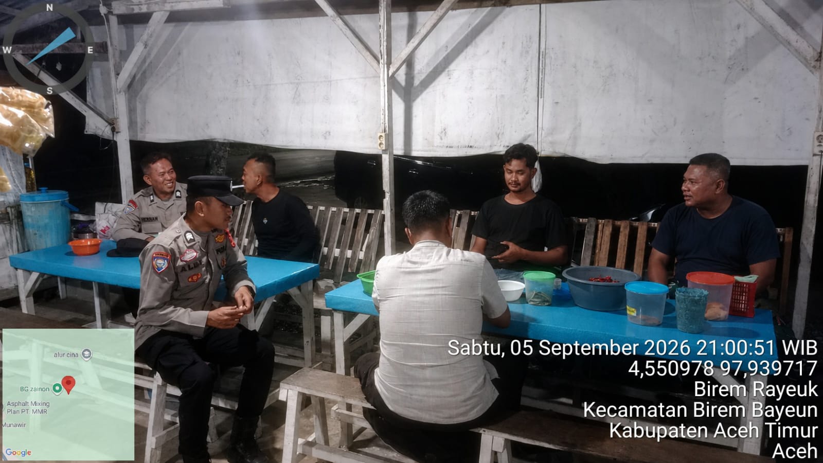 Patroli Malam Polsek Birem Bayeun Perkuat Keamanan Wilayah Dan Cegah Gangguan Kamtibmas