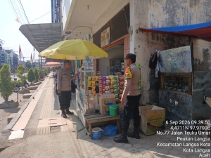 Polsek Langsa Intensifkan Patroli, Cegah Premanisme Dan Gangguan Kamt
