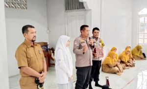 Polisi Saweu Sikula, Satbinmas Polres Langsa Edukasi Pelajar SMAN 4 tentang Kenakalan Remaja