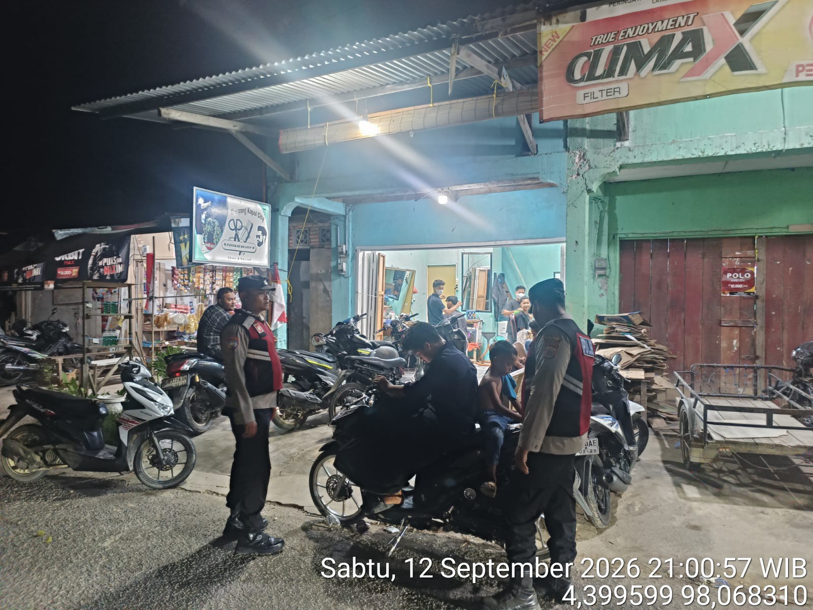 Polsek Manyak Payed Tingkatkan Patroli, Antisipasi Gangguan Kamtibmas