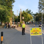 Sat Lantas Polres Langsa Amankan Car Free Day, Arus Lalu Lintas Tetap Lancar
