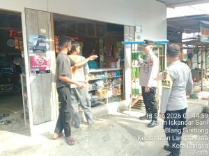 Polsek Langsa Intensifkan Patroli, Antisipasi Premanisme Dan Gangguan Kamtibmas