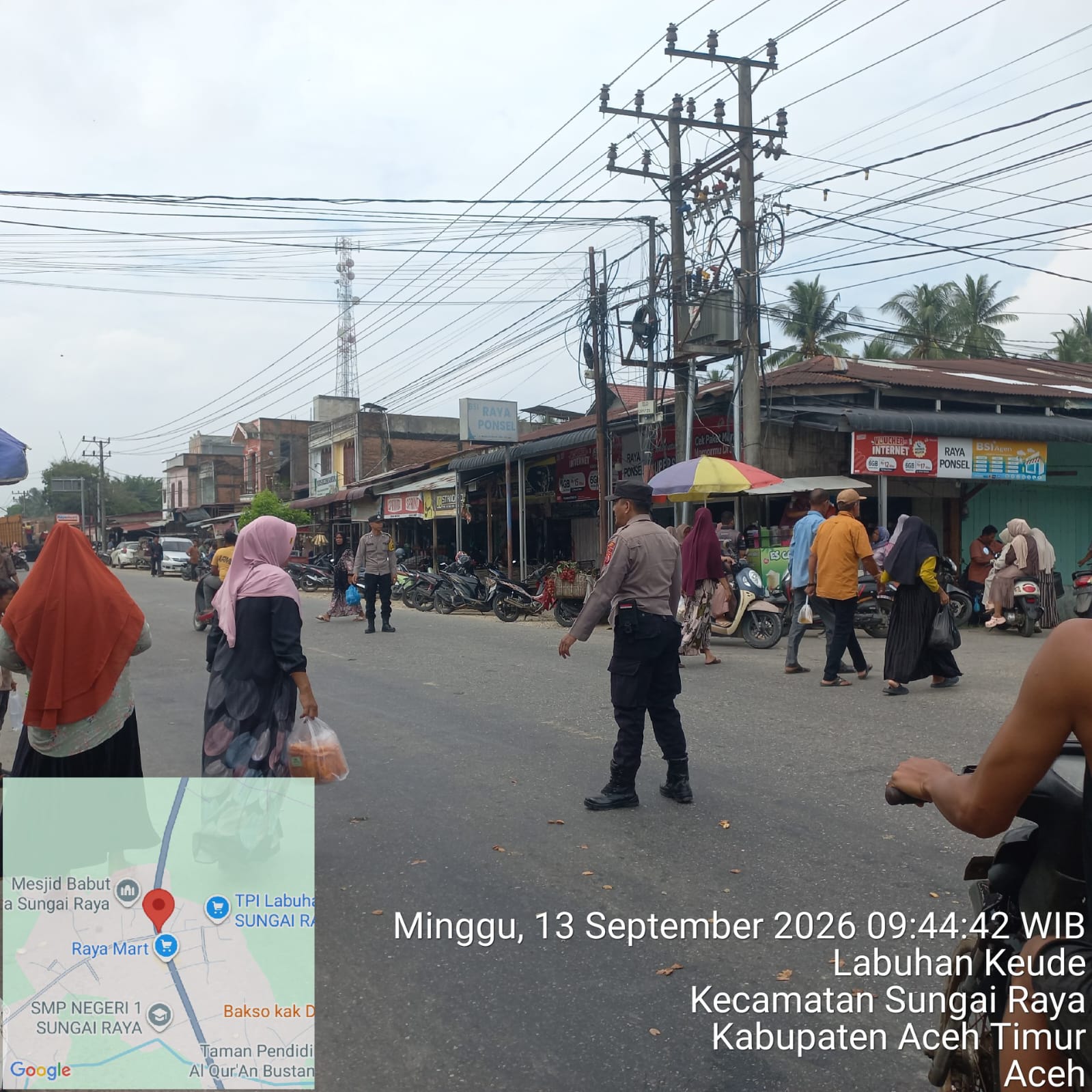 Polsek Sungai Raya Tingkatkan Pengaturan Lalu Lintas Dan Pelayanan Masyarakat