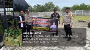 Polsek Langsa Timur Gencarkan Patroli Dialogis, Cegah Curanmor Dan Gangguan Kamtibmas