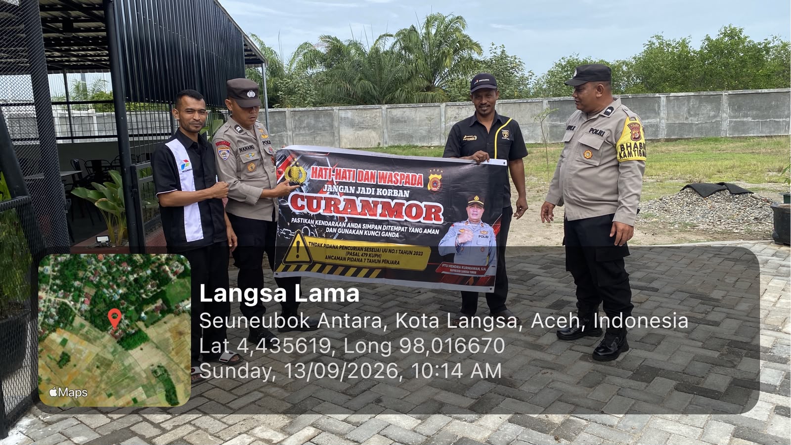 Polsek Langsa Timur Gencarkan Patroli Dialogis, Cegah Curanmor Dan Gangguan Kamtibmas