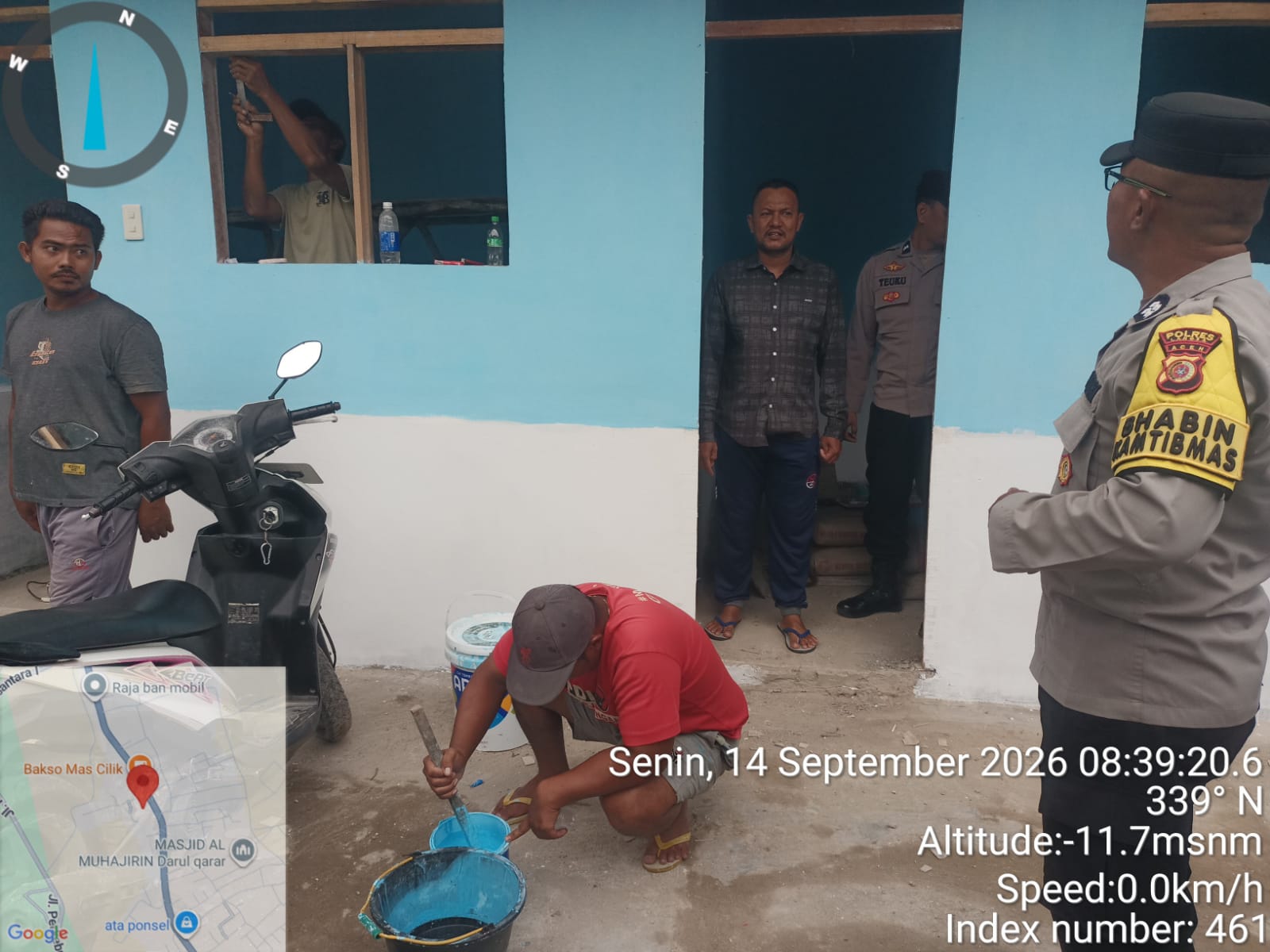 Polsek Langsa Barat Perkuat Patroli Harkamtibmas, Pantau Aktivitas Warga