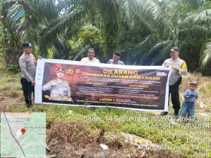 Polsek Sungai Raya Perkuat Patroli Karhutla, Antisipasi Kebakaran Hutan Dan Laha