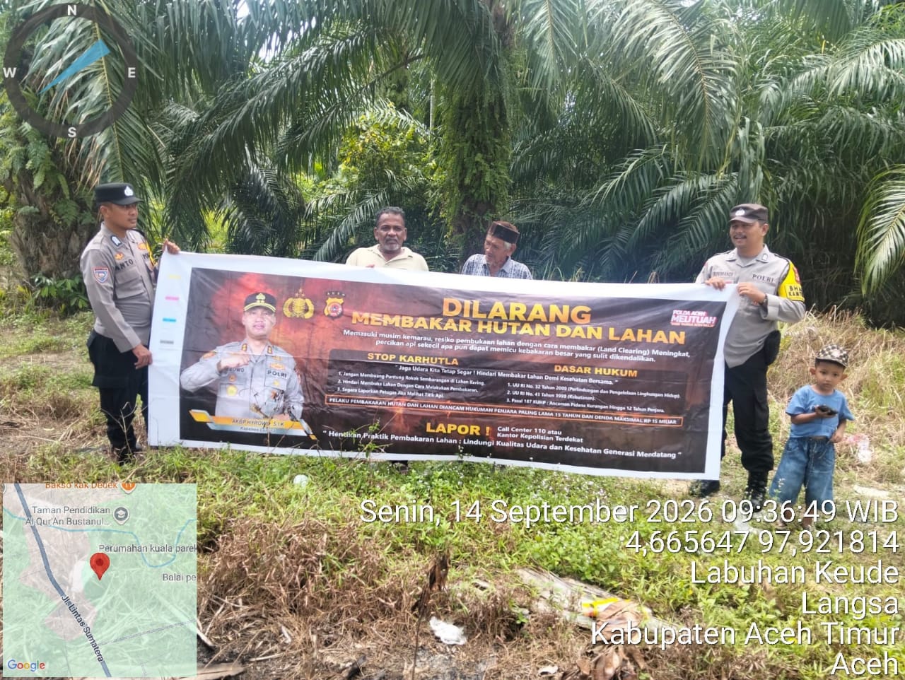 Polsek Sungai Raya Perkuat Patroli Karhutla, Antisipasi Kebakaran Hutan Dan Laha