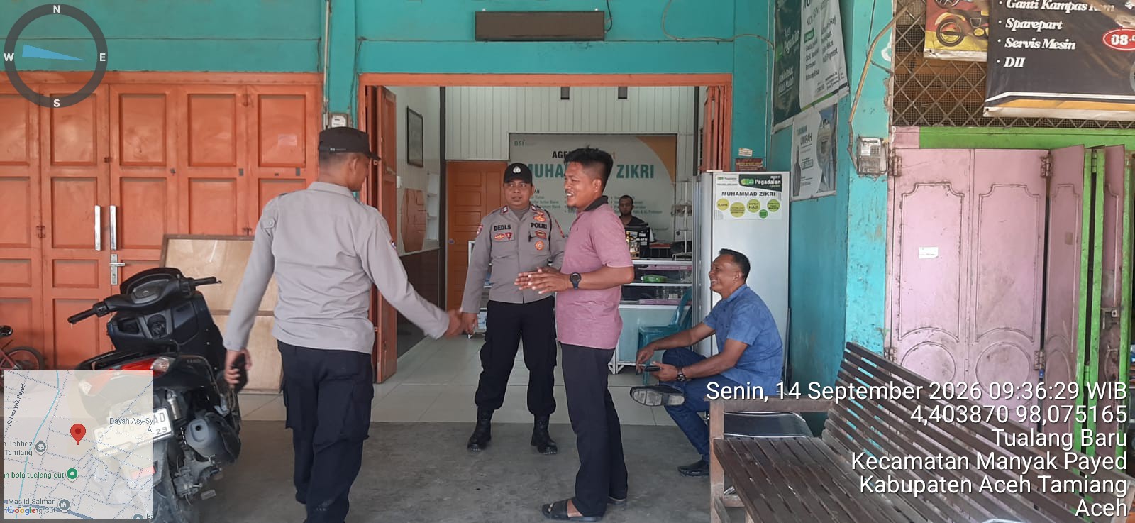 Polsek Manyak Payed Perkuat Patroli, Antisipasi Gangguan Kamtibmas Di Tengah Masyarakat