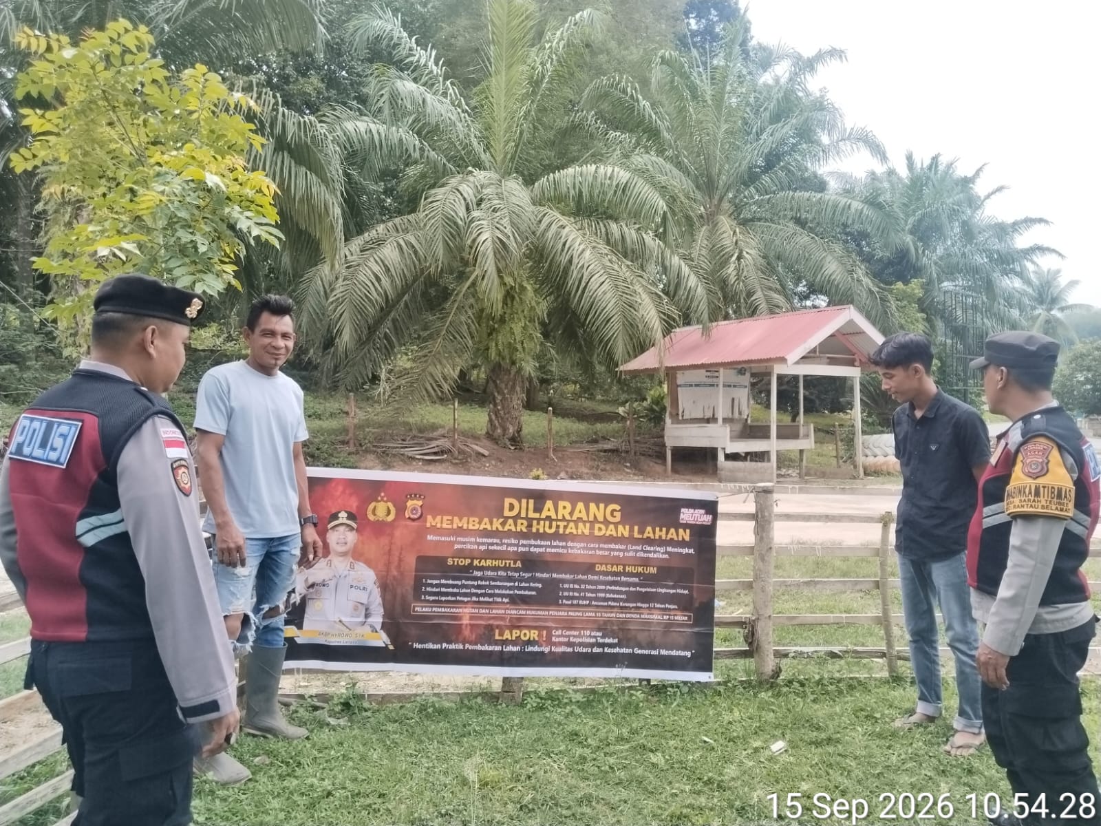 Polsek Rantau Selamat Intensifkan Patroli Karhutla, Cegah Kebakaran Hutan Dan Lahan