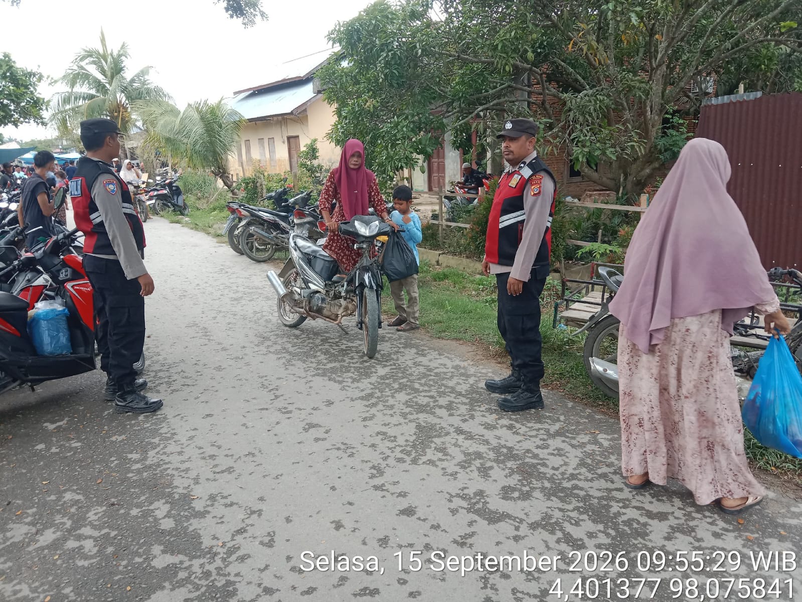 Polsek Manyak Payed Perkuat Patroli, Pantau Aktivitas Masyarakat Dan Cegah Guantibmas