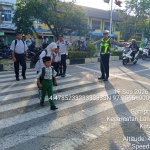 Satlantas Polres Langsa Perkuat Strong Point Pagi, Wujudkan Kelancaran Arus Lalu Lintas