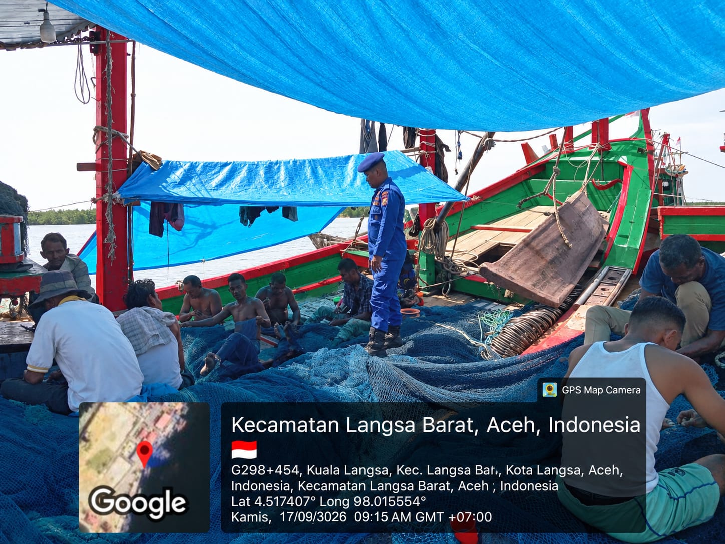 Sat Polairud Polres Langsa Tingkatkan Patroli Dialogis, Utamakan Keselamatan Nelayan