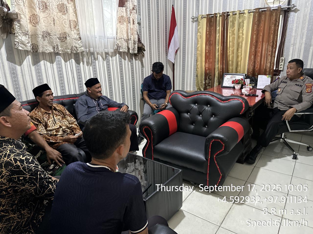 Polsek Rantau Selamat Gelar Musyawarah Persiapan MTQ, Perkuat Sinergi Jaga Kamtibmas