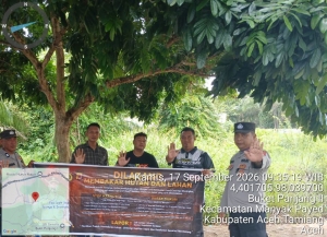 Polsek Manyak Payed Perkuat Patroli Karhutla, Pantau Wilayah Rawan Kebakaran
