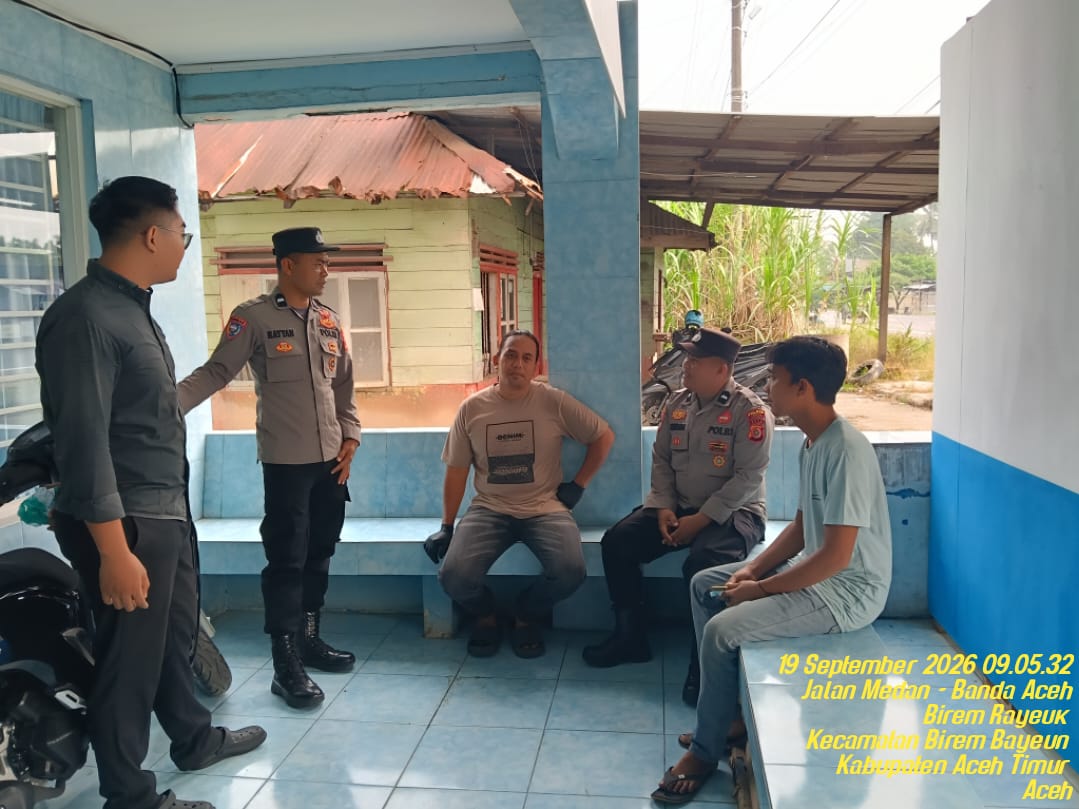 Polsek Birem Bayeun Tingkatkan Patroli, Cegah Gangguan Kamtibmas Dan Kejahatan
