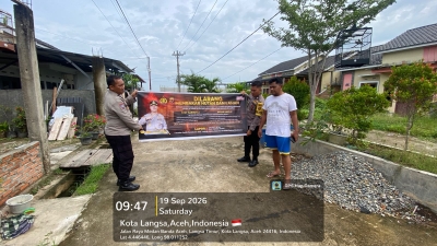 Polsek Langsa Timur Perkuat Patroli Karhutla, Cegah Kebakaran Sejak Dini