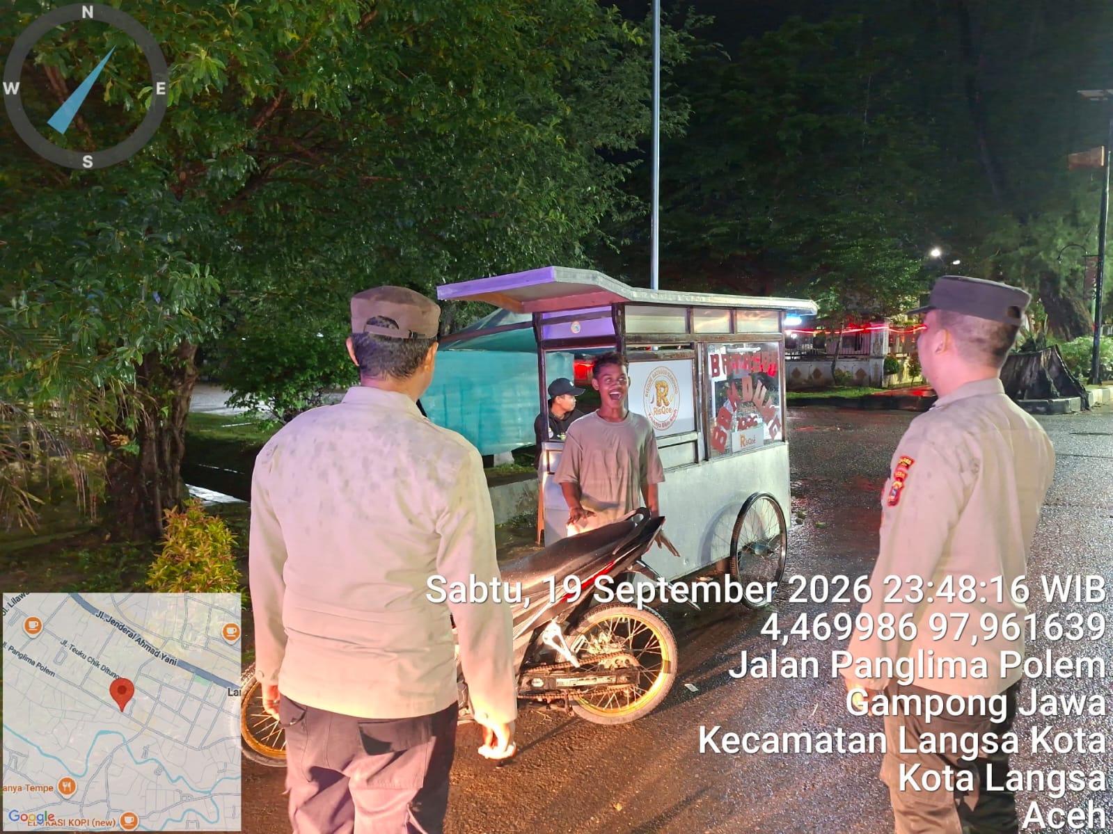 Polsek Langsa Perkuat Patroli, Cegah Premanisme Dan Gangguan Kamtibmas