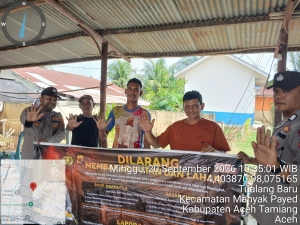 Polsek Manyak Payed Tingkatkan Patroli Karhutla, Cegah Kebakaran Hutan Dan Lahan