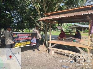 Polsek Langsa Timur Sosialisasikan Pencegahan Curanmor, Perkuat Patroli Dialogis