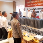 Sat Binmas Polres Langsa Hadiri Kegiatan Transformasi Ideologi Menuju Wasathiyah