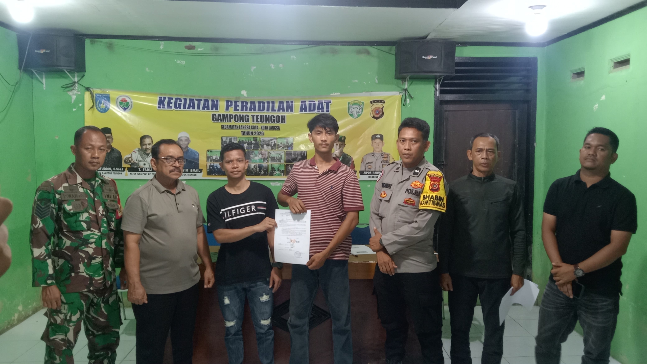 Polsek Langsa Fasilitasi Problem Solving, Selesaikan Perselisihan Kasus Pencurian Handphone