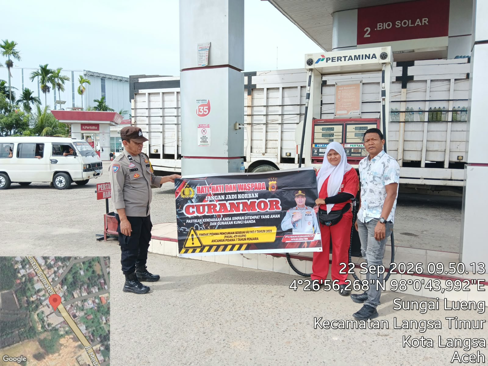 Polsek Langsa Timur Sosialisasikan Pencegahan Curanmor, Perkuat Kewaspadaan Masyarakat