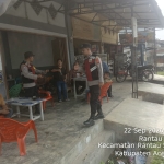Polsek Rantau Selamat Perkuat Patroli Dialogis, Cegah Gangguan Kamtibmas Di Tengah Masyarakat