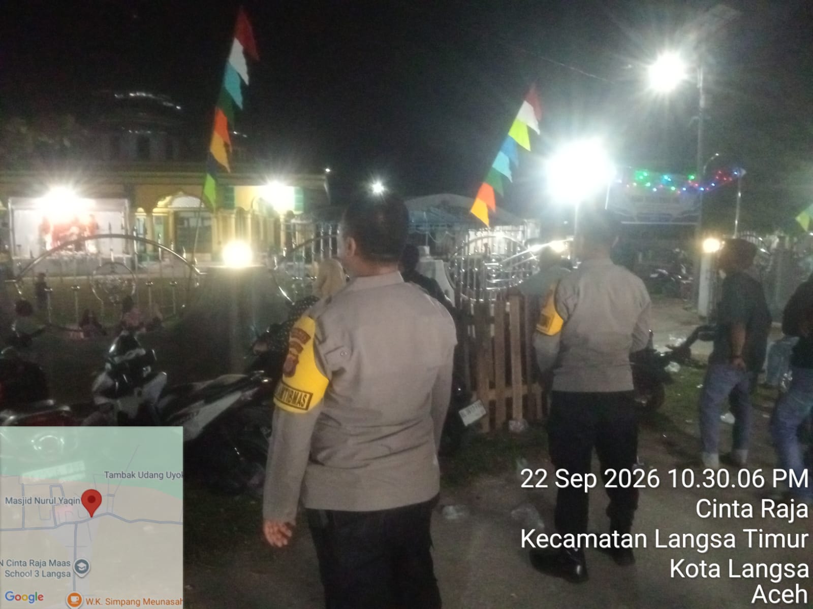 Polsek Langsa Timur Perkuat Patroli Dialogis, Jaga Kamtibmas Dan Rasa Aman Warga