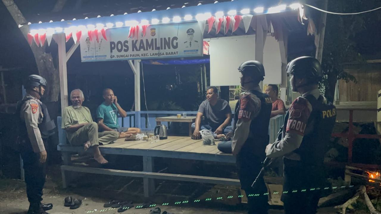 Sat Samapta Polres Langsa Intensifkan Patroli Perintis Presisi, Antisipasi Gangguan Kamtibmas