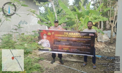 Polsek Langsa Timur Perkuat Patroli Karhutla, Cegah Kebakaran Sejak Dini