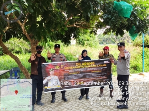 Polsek Manyak Payed Intensifkan Patroli Karhutla, Pantau Wilayah Rawan Kebakaran