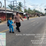 Polsek Sungai Raya Perkuat Pengaturan Lalu Lintas Di Lingkungan Sekolah