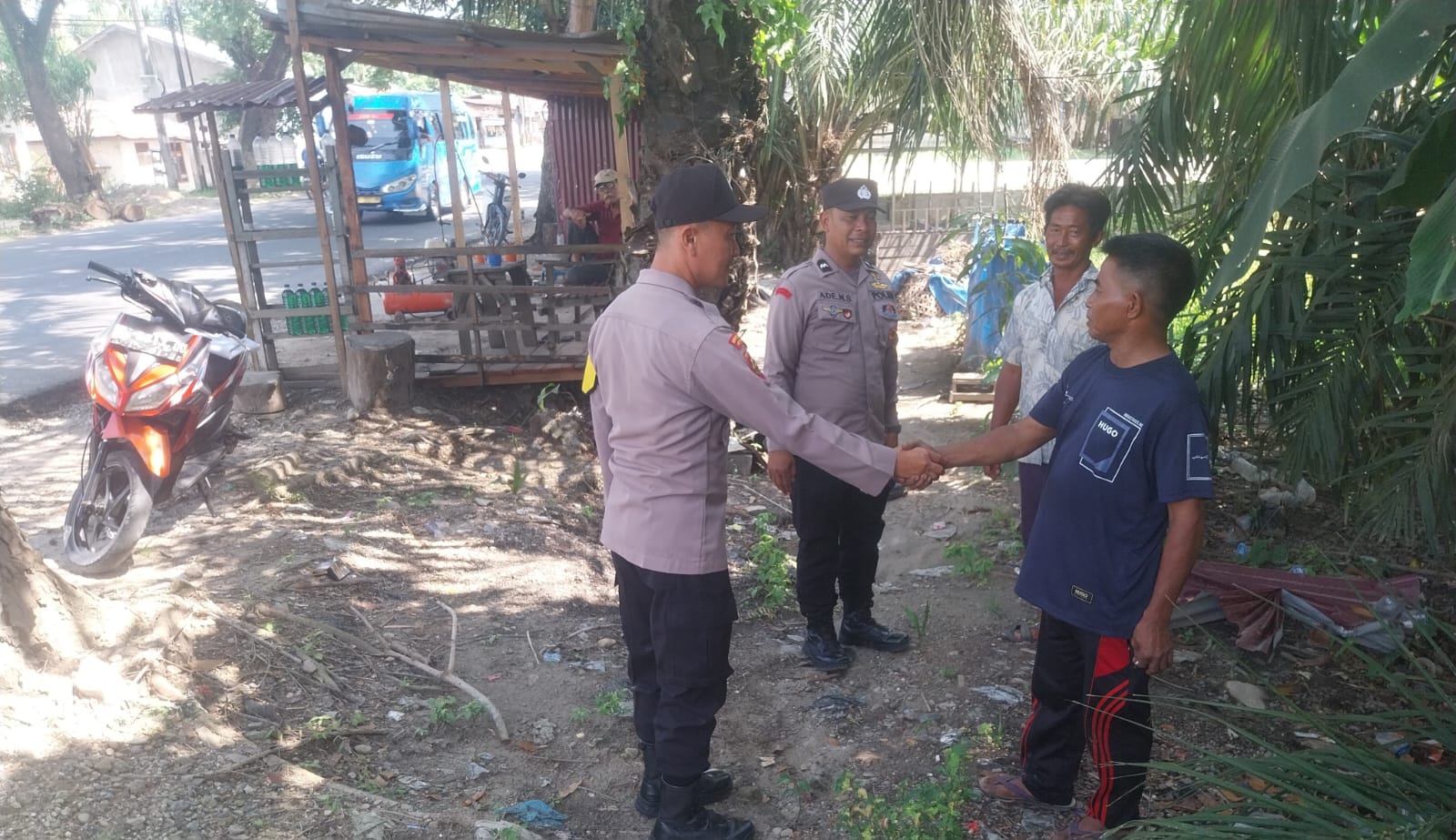 Polsek Langsa Barat Tingkatkan Patroli Harkamtibmas, Pantau Aktivitas Warga