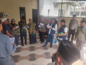 Polsek Langsa Barat Amankan Pemeriksaan Setempat Mahkamah Syar’iyah, Kegiatan Berjalan Lancar