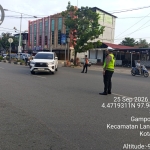 Satlantas Polres Langsa Perkuat Strong Point Pagi, Kawal Kelancaran Arus Lalu Lintas