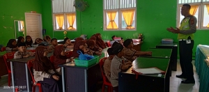 Satlantas Polres Langsa Edukasi Pelajar MIN 2, Tanamkan Kesadaran Berlalu Lintas Sejak Dini