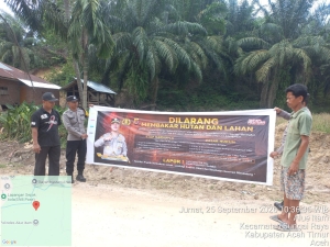 Polsek Sungai Raya Perkuat Patroli Karhutla, Cegah Kebakaran Sejak Dini